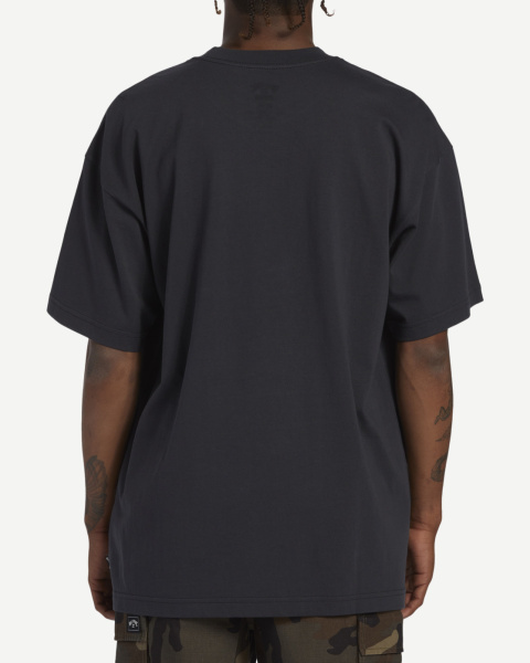 Футболка CENTERFOLD (L (50); washed black; Мужской)